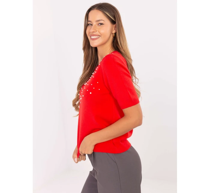 Sweter PM SW PM model 21314458 czerwony - FPrice Sweter PM SW PM model 21314458 czerwony - FPrice