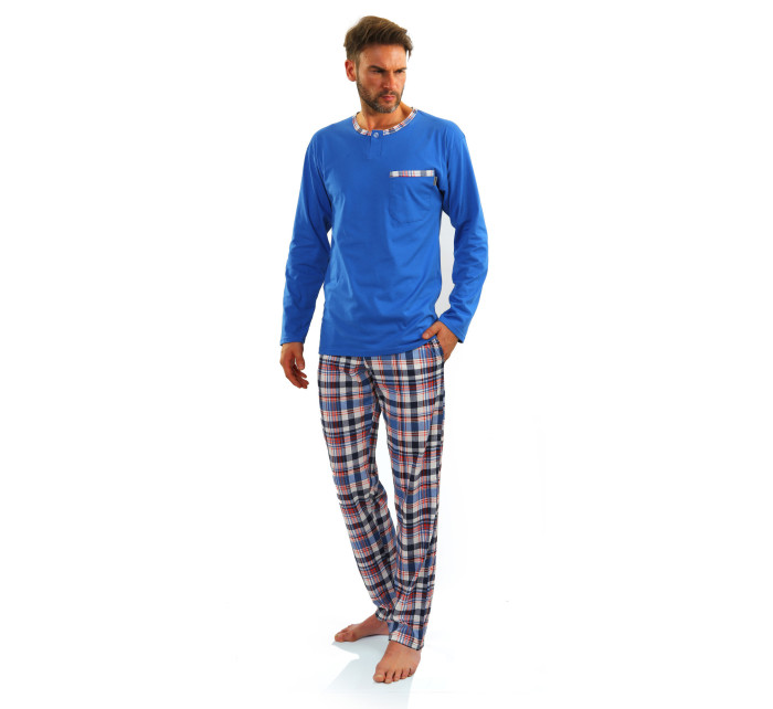 Pánské pyžamo dlouhé  modrá model 18331968 - Sesto Senso