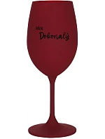 PÁN DOKONALÝ - bordovy pohár na víno 350 ml
