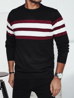 Pánský černý svetr FashionStreet WX2247