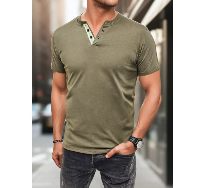 Pánské zelené polo tričko Dstreet RX5629