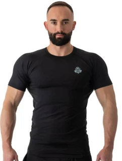 Rashguard s krátkým rukávem černý BlackRS - S