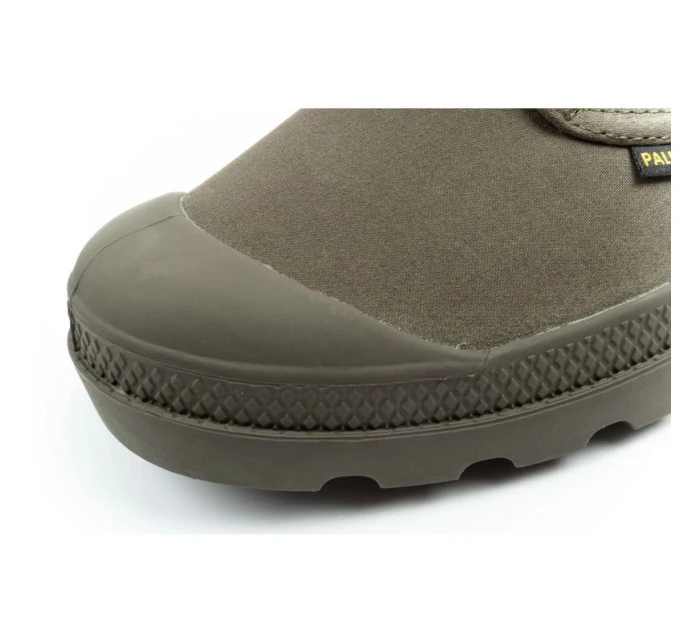 Palladium pánská sportovní obuv Pampa Hi Dare II kotníkové tenisky olivové barvy