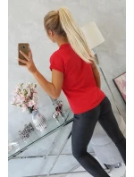 Dámské tričko model 21251221 červené - Kesi