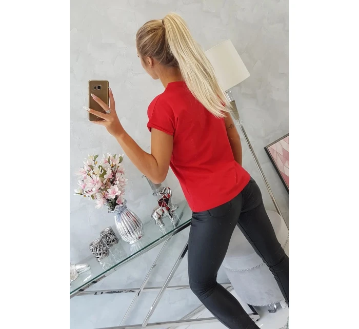 Dámské tričko model 21251221 červené - Kesi