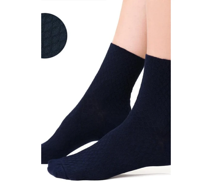 Dámské ponožky bez tlaku 125 kosočtverců