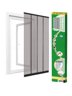 LAMELOVÁ MOSKYTIÉRA 100X220 POLYESTER+PÁSEK NA SUCHÝ ZIP