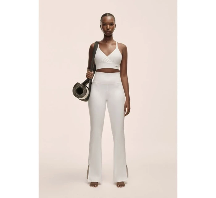 Casall dámské legíny Grace Flare Slit Pant bílé - M Casall dámské legíny Grace Flare Slit Pant bílé - M