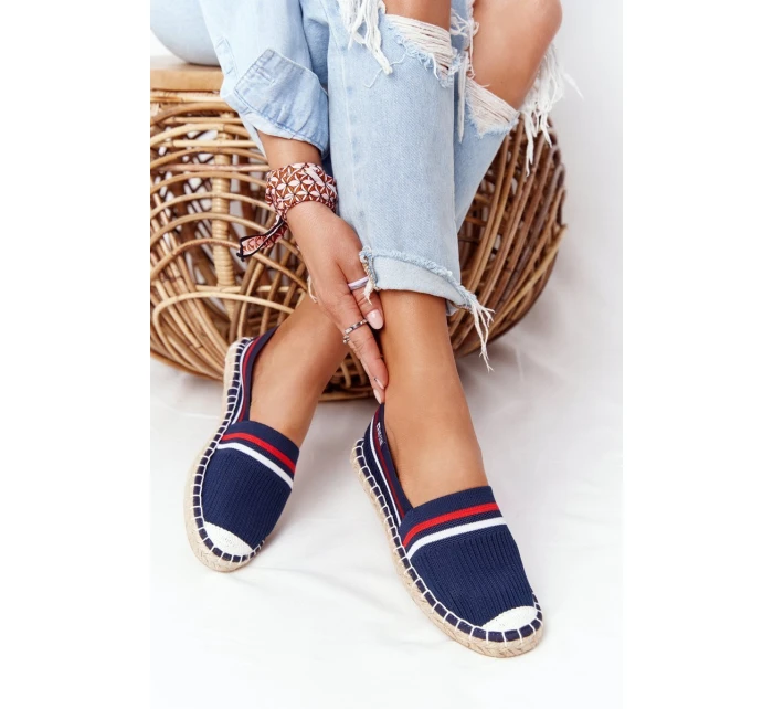Espadrilky Na Pletené Podrážce Big Star model 21550872 Tmavě Modre - Big Star Shoes