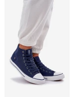 Dámské Vysoké Tenisky Big Star DD274333 Tmavě Modré Dámské Vysoké Tenisky Big Star DD274333 Tmavě Modré