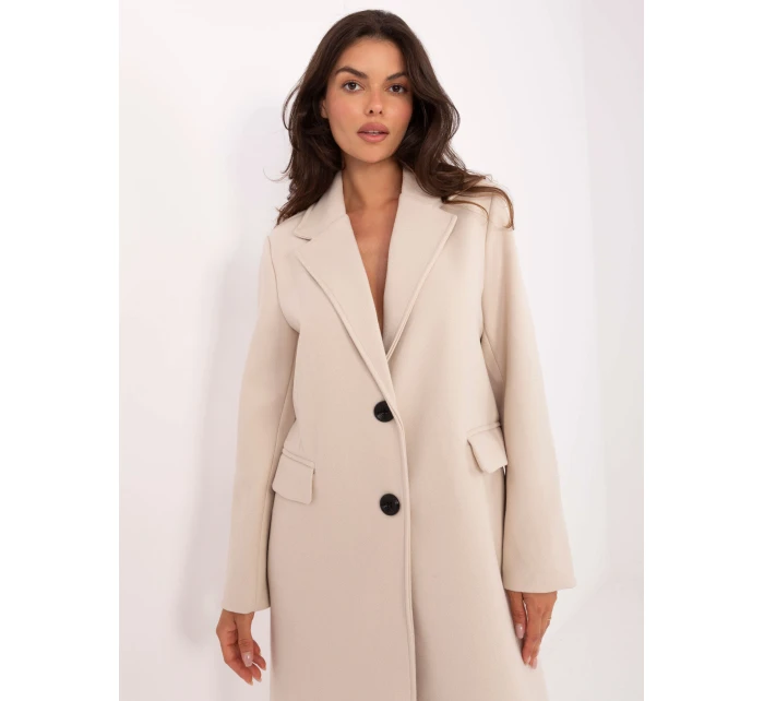 Kabát IT EN 80320.65 světle béžový Kabát IT EN 80320.65 světle béžový