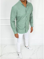 Pánská elegantní zelená košile Dstreet DX2369