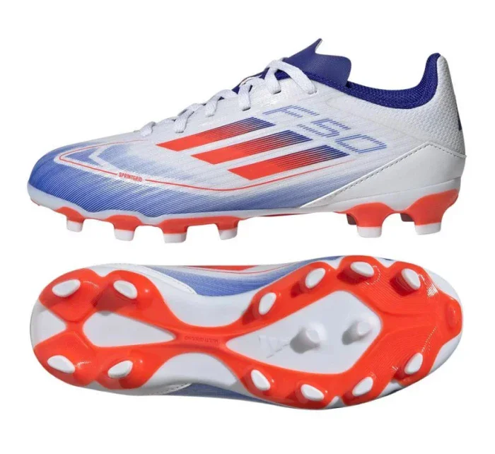 Junior sportovní boty kopačky F50 League MG Jr IF1370 Bílá mix barev - Adidas