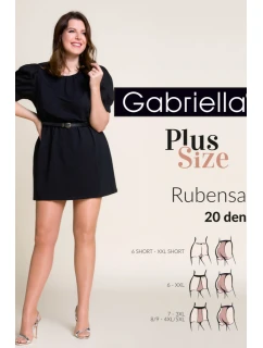 RUBENSA 6-SHORT punčocháče XXL