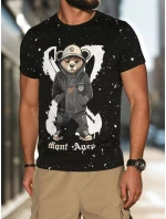 Pánské tričko s potiskem černé Dstreet model 21988529 - FashionStreet