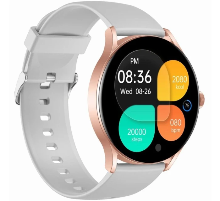 Chytré hodinky Gravity Grey Pink GT2-3 PRO Chytré hodinky Gravity Grey Pink GT2-3 PRO