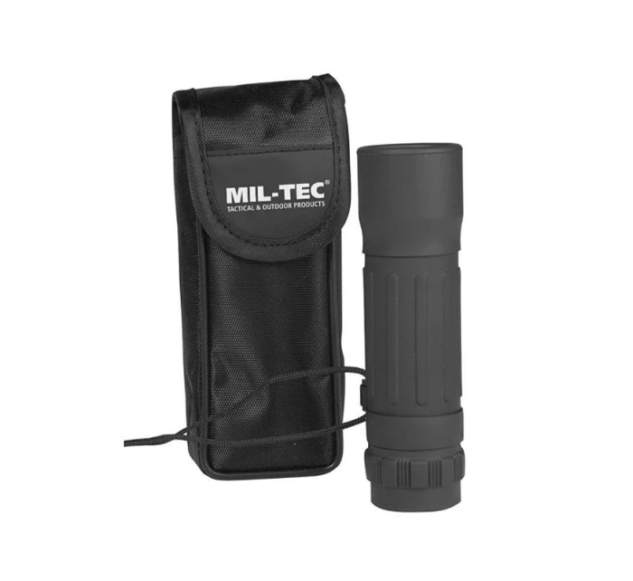 Monokulární dalekohled Mil-Tec 10x25 - černý - 15705002