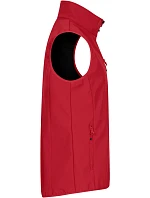 Clique Classic Softshell Vest M Pánská 3-vrstvá softshellová vesta 67.0911 red