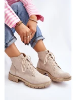 Flat Boots Lewski Shoes model 21607535 Světle béžová - Boto