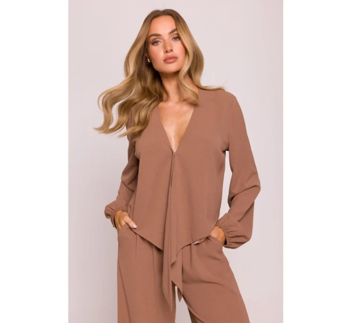 Krátký top s vázáním model 21136149 - Moe