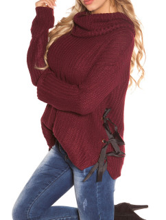 Trendy pletený svetr KouCla XL Collar