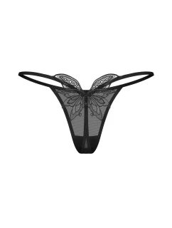 Dámská tanga Veyane Thong černé - Obsessive