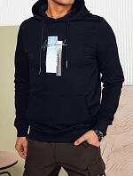 FashionStreet pánská tmavě modrá mikina s kapucí BX5727