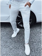 Pánské světle šedé kalhoty FashionStreet UX4342