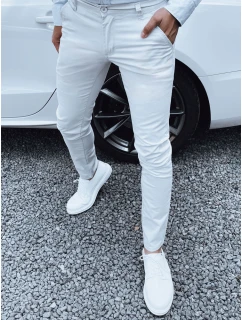 Pánské světle šedé kalhoty FashionStreet UX4342