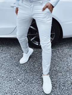 Pánské světle šedé kalhoty FashionStreet UX4342