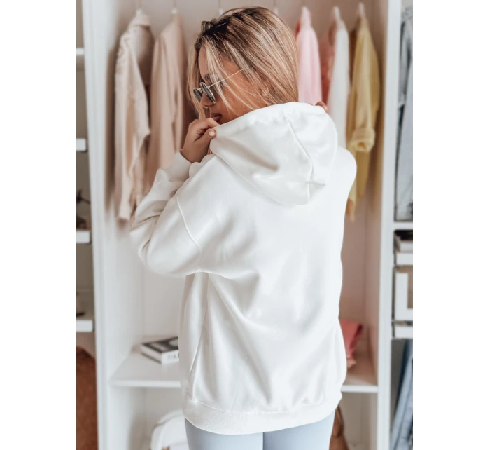 Dámská mikina nadměrné velikosti SPECIAL KITTY bílá FashionStreet BY1512