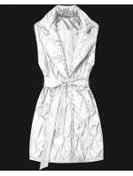 kamizelka z paskiem Goodlookin biała model 22037916 - S'WEST