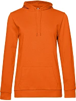 B&C #Hoodie /women Dámská mikina s kapucí 01.W04W pure orange