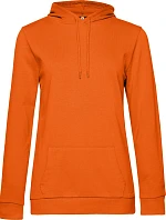 B&C #Hoodie /women Dámská mikina s kapucí 01.W04W pure orange