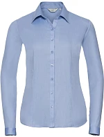 Halenka s dlouhým rukávem, vzor rybí kost 11. light blue model 22475998 - Russell Athletic Halenka s dlouhým rukávem, vzor rybí kost 11. light blue model 22475998 - Russell Athletic