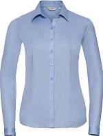 Russell Athletic 962F Halenka s dlouhým rukávem, vzor rybí kost 11.962F light blue