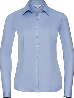 Halenka s dlouhým rukávem, vzor rybí kost 11. light blue model 22475998 - Russell Athletic
