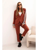 Dámská souprava s viskózou a a sportovní sako model 21339247 - K-Fashion