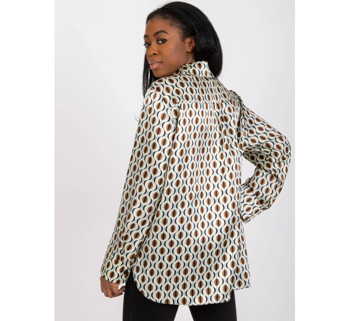 Koszula LK KS model 21127017 jasny beżowy - FPrice Koszula LK KS model 21127017 jasny beżowy - FPrice