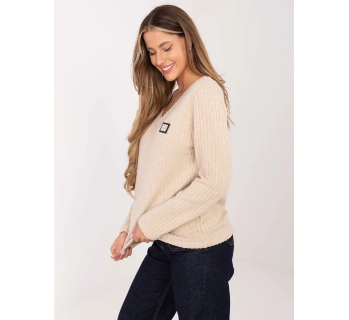 RV SW jumper A1025.80 béžový RV SW jumper A1025.80 béžový