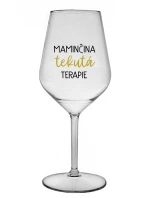 MAMINČINA TEKUTÁ TERAPIE - čirá nerozbitná sklenice na víno 470 ml MAMINČINA TEKUTÁ TERAPIE - čirá nerozbitná sklenice na víno 470 ml