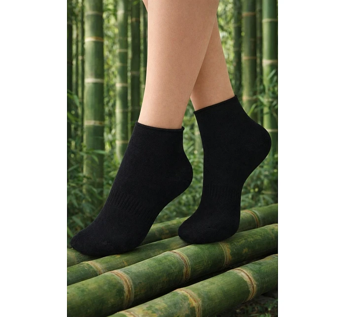 Hladké ponožky 6-11 let bambusové