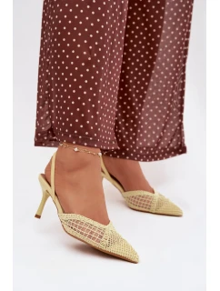 Sandály na podpatku  model 224495 Step in style