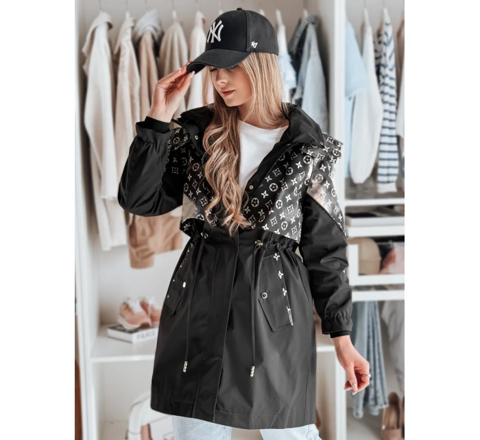 Dámská přechodná bunda parka FERIPARKA černá FashionStreet TY4875 Dámská přechodná bunda parka FERIPARKA černá FashionStreet TY4875