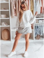 Dámská oversize mikina s výšivkou EASYJOY šedá FashionStreet BY1517