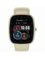 Dámské chytré hodinky  béžový silikonový řemínek + bílý řemínek model 21819976 - Gravity