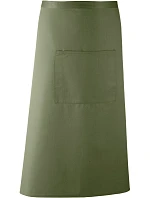 PR 158 Zástěra do pasu dlouhá "Colours" model 22470834 olive - Premier PR 158 Zástěra do pasu dlouhá "Colours" model 22470834 olive - Premier