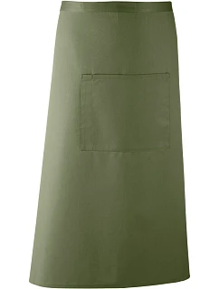 PR 158 Zástěra do pasu dlouhá "Colours" model 22470834 olive - Premier