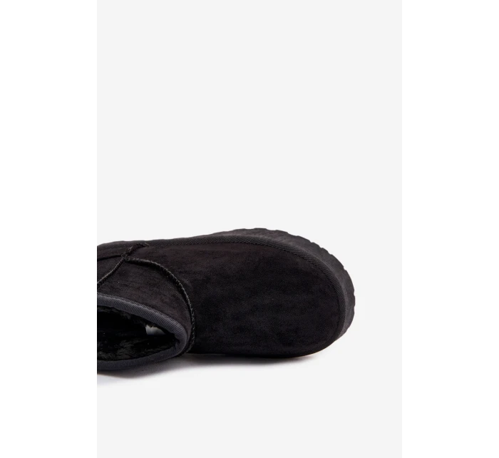 Dětské sněhule s kožíškem Big Star Černé model 21708592 - Big Star Shoes Dětské sněhule s kožíškem Big Star Černé model 21708592 - Big Star Shoes