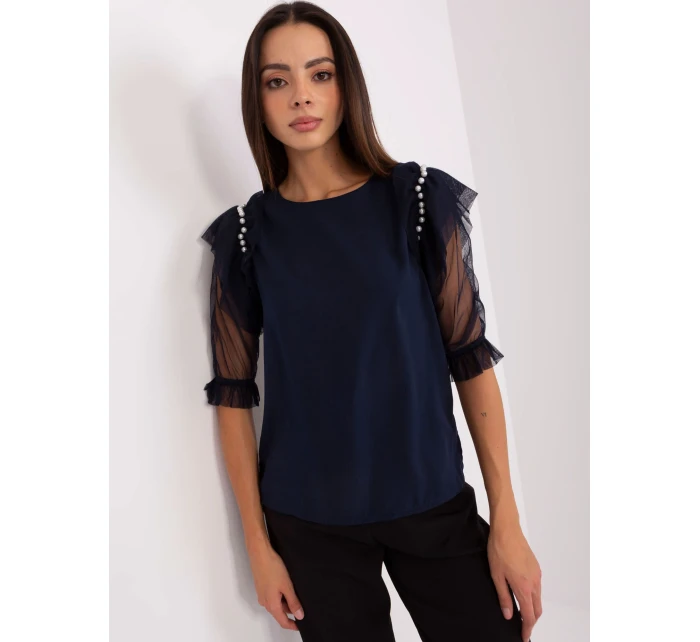 Halenka LK BZ 506682.26P tmavě modrá Halenka LK BZ 506682.26P tmavě modrá